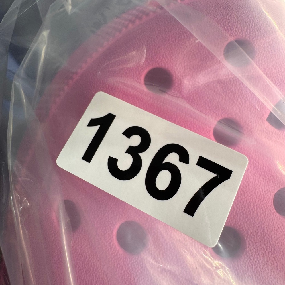 Crocs Classic Crush Clog Pink Platform Wedge Sandals 207708 Junior 5 Womens 7 - Picture 8 of 8